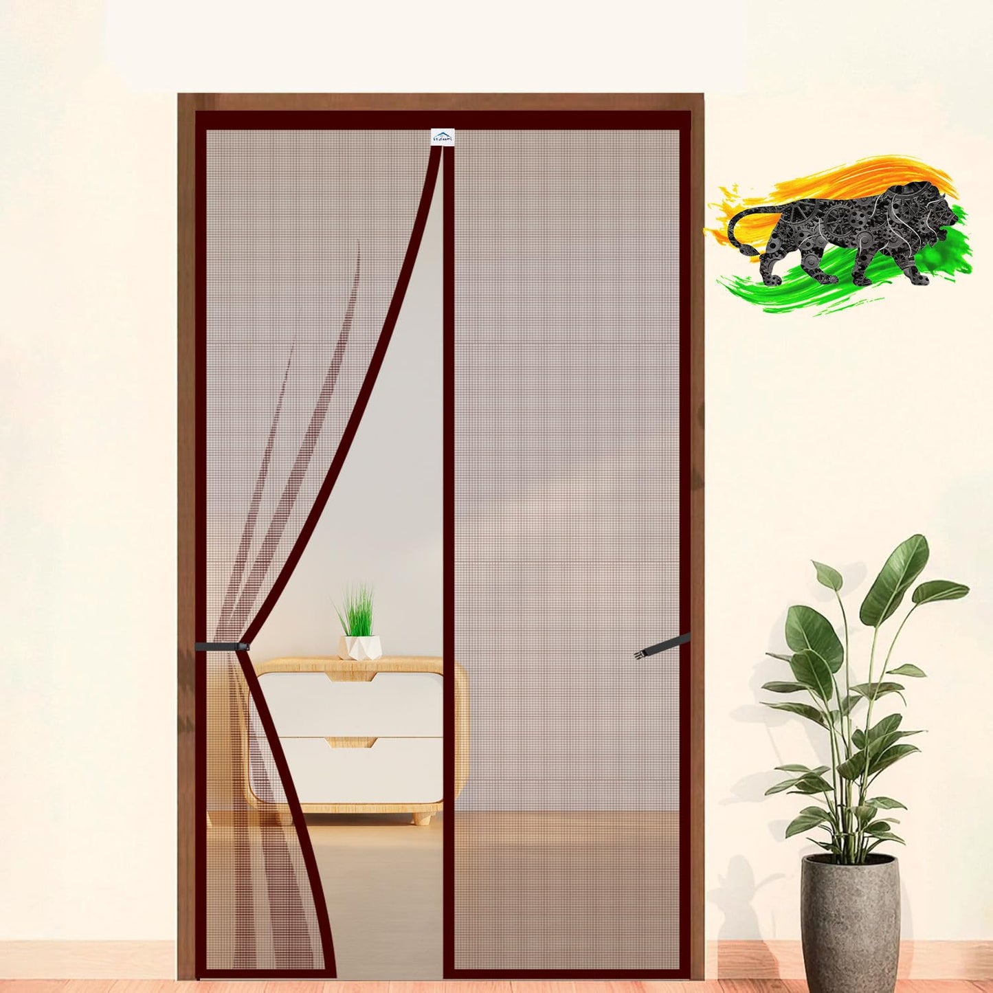 Magnetic Mosquito Netguard  -(Self-Closing)