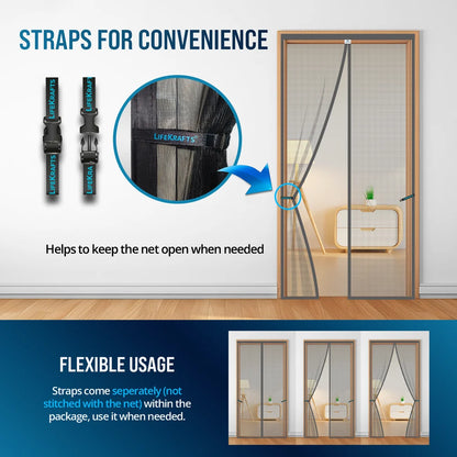 Magnetic Mosquito Netguard  -(Self-Closing)