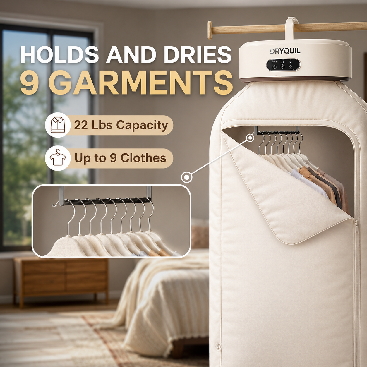 Portable Electric Clothes Dryer